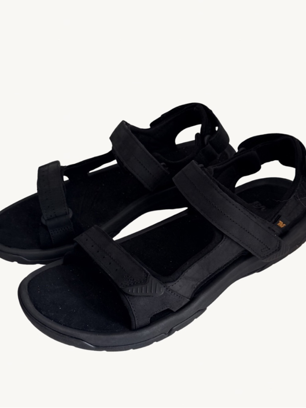 Teva Langdon Mens Sandals Size 13 Black Hiking Outdoor Comfort Trail Shoes
